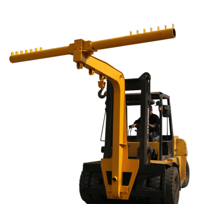 Lift boom with lifting bar