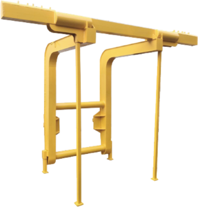 Double arm lift truck boom